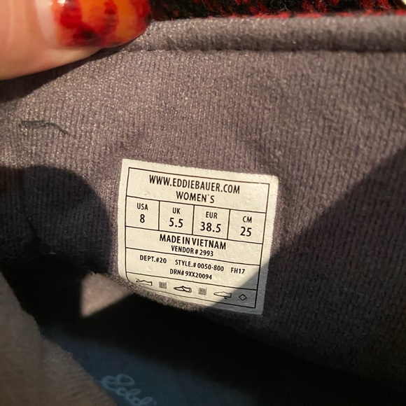 Eddie Bauer plaid ankle boots - Picture 6 of 6